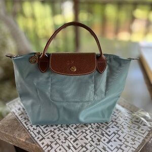 Longchamp Small Le Pliage in Eucalyptus